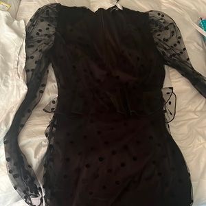 Miss guided black dress